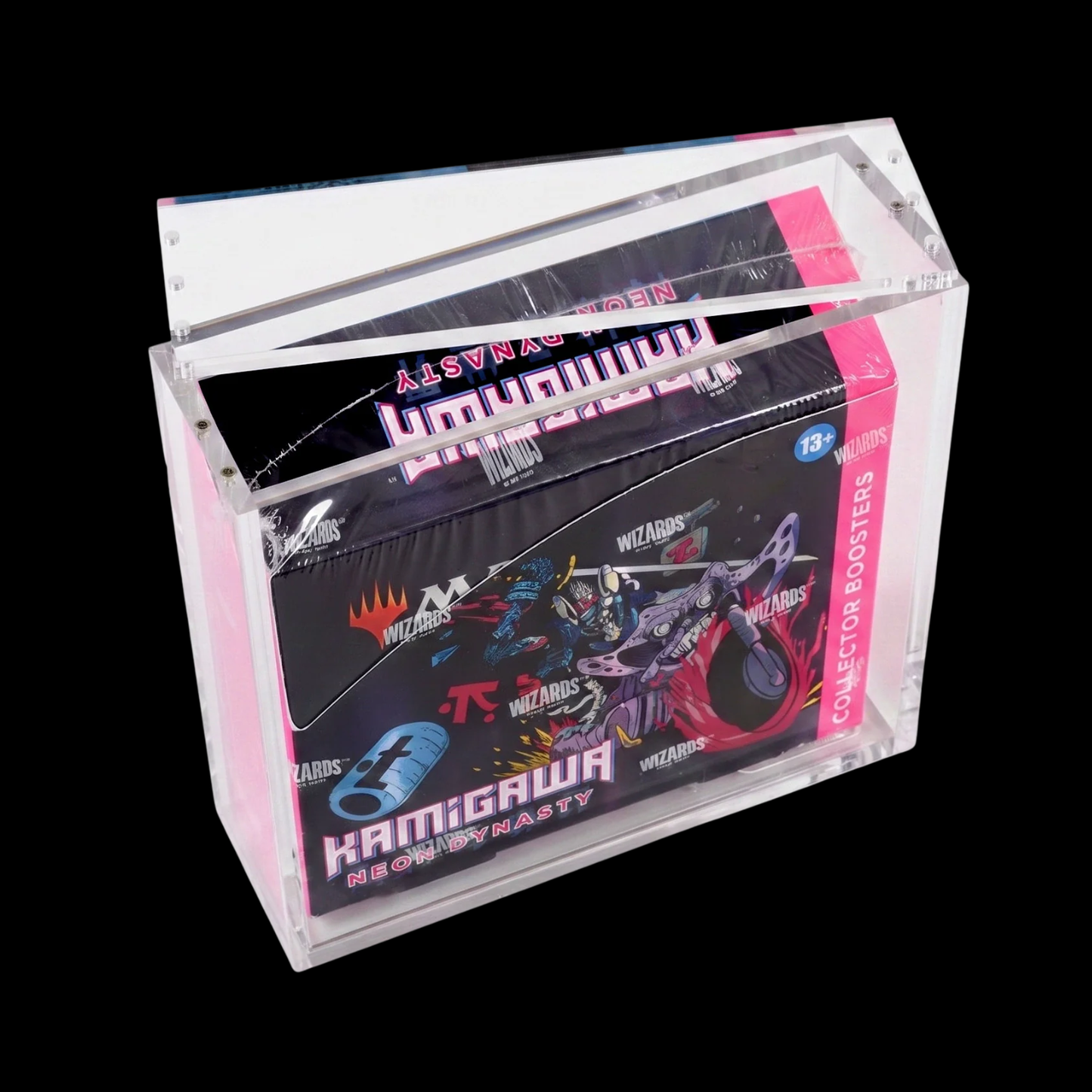 PREMIUM Acrylic Display Case For Magic The Gathering Collector Box, Magnetic Closure