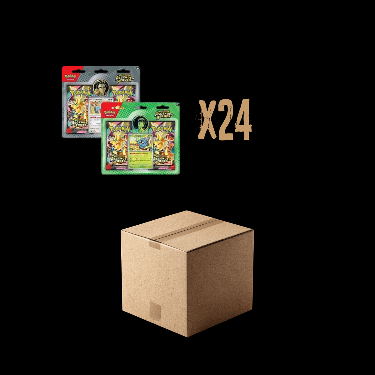 Pokemon Mega Evolution Ascended Heroes x24 2 Pack Blister Sealed Case