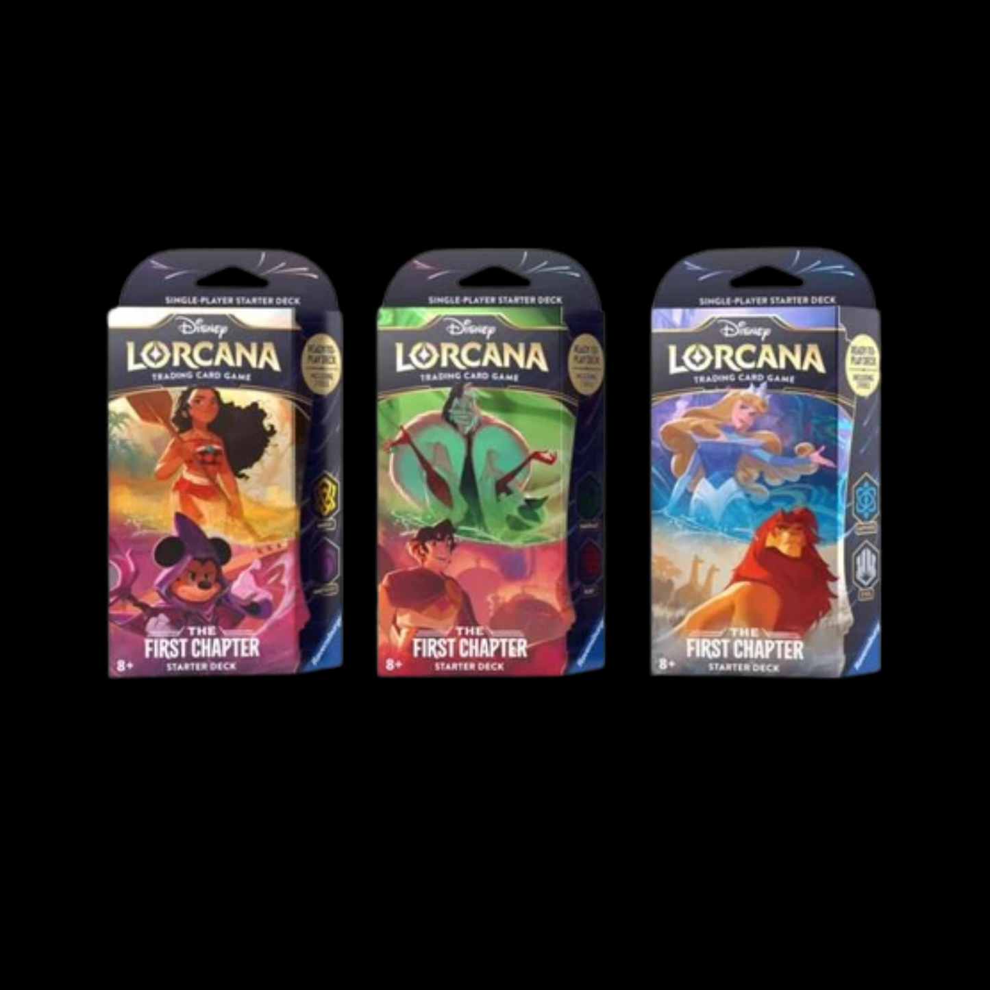 Disney Lorcana First Chapter Starter Deck (+1 Booster Pack Inside)