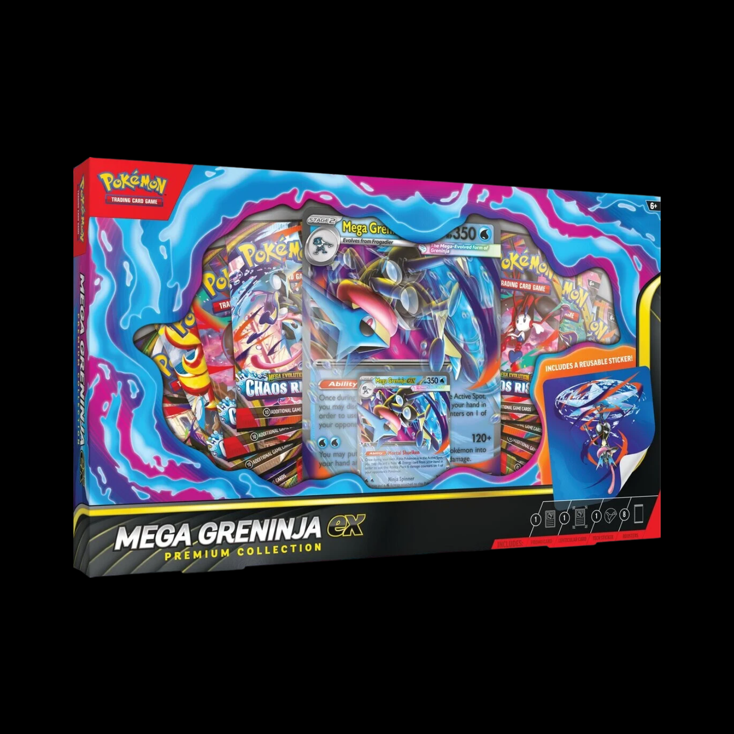 Pokemon Chaos Rising Mega Greninja EX Premium Collection (Ships