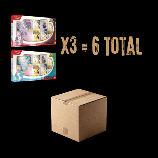 Pokemon 30th Celebration 6x Mewtwo / Mew Figure Collection Sealed Case (Ships November 2026)