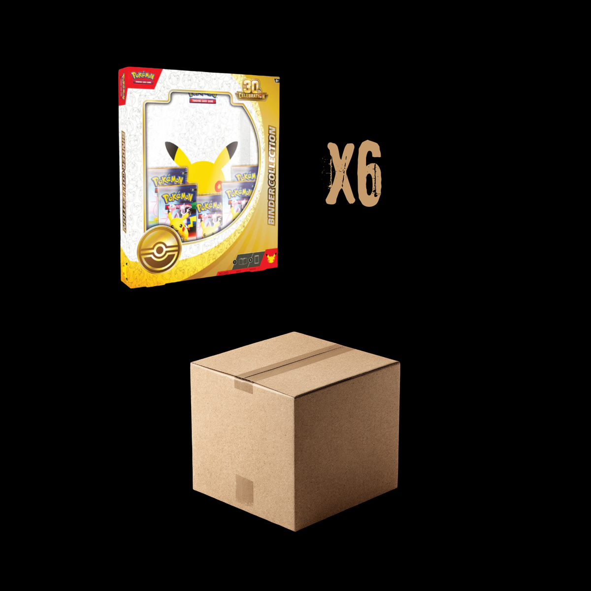 Pokemon 30th Celebration 6x Binder Collection Sealed Case (Ships December 2026)