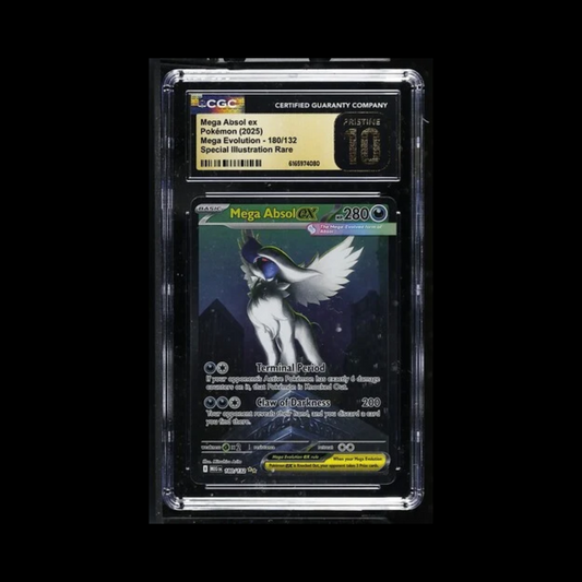 Pokemon Slab Mega Absol EX 180 CGC Pristine 10 2025