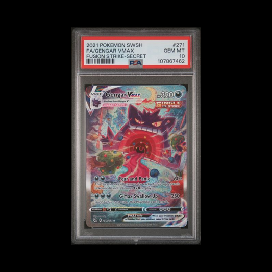Pokemon Slab Gengar VMAX 271 PSA 10 Gem 2021