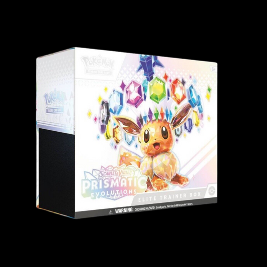 Pokemon Scarlet & Violet Prismatic Evolutions Elite Trainer Box