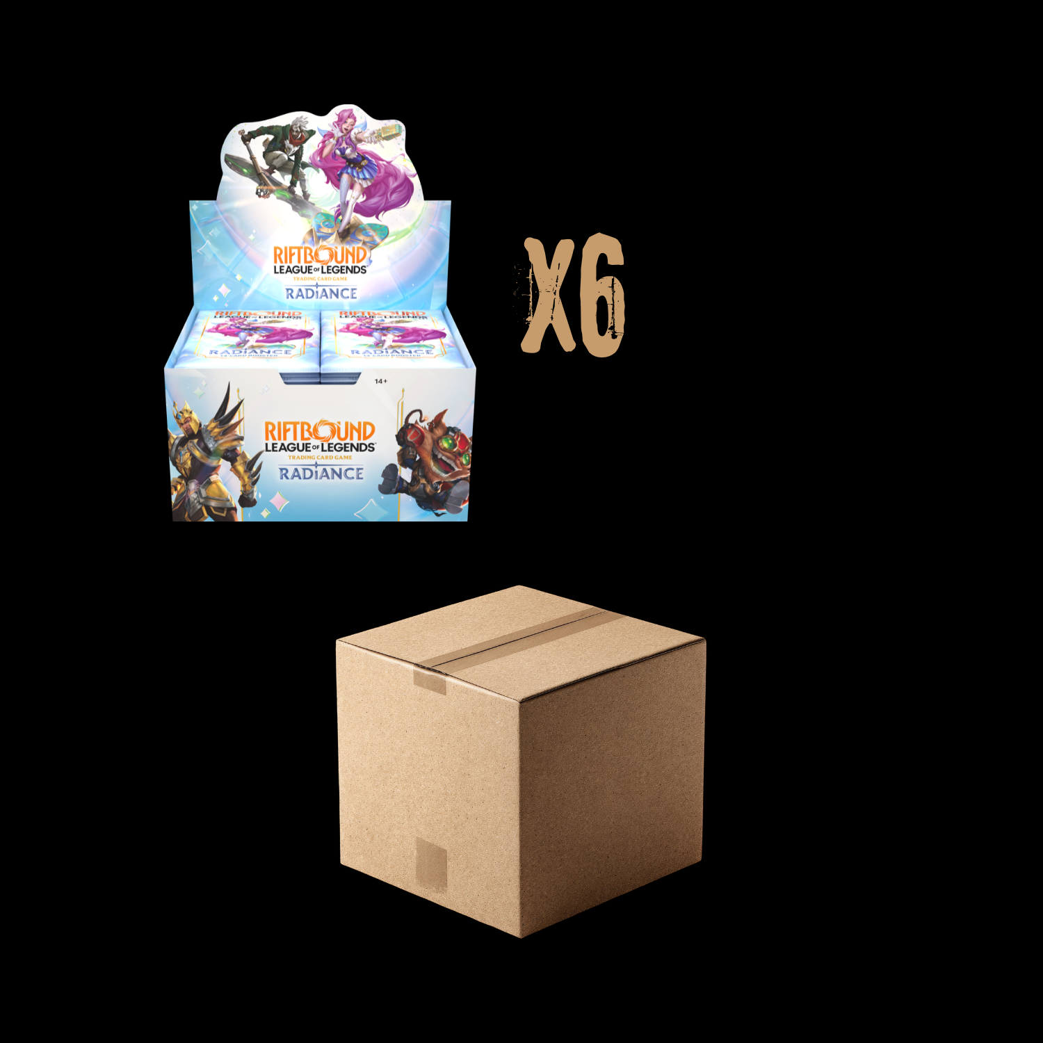 Riftbound League of Legends Radiance Booster Box Sealed Case (Ships Oc ...