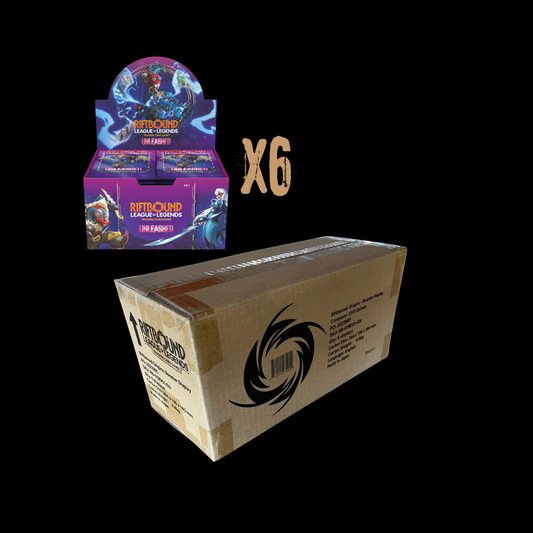 Riftbound League of Legends Unleashed X6 Booster Box Sealed Case  (Ships May 2026)