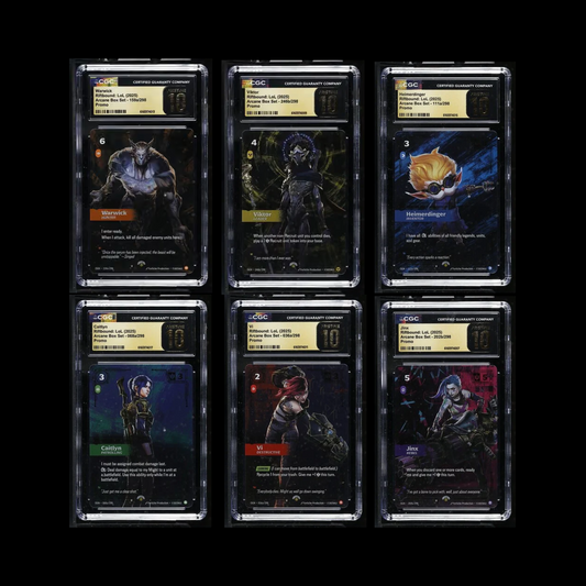 Riftbound Slab Arcane Box Complete Set Lot Of 6 CGC Pristine 10 2025