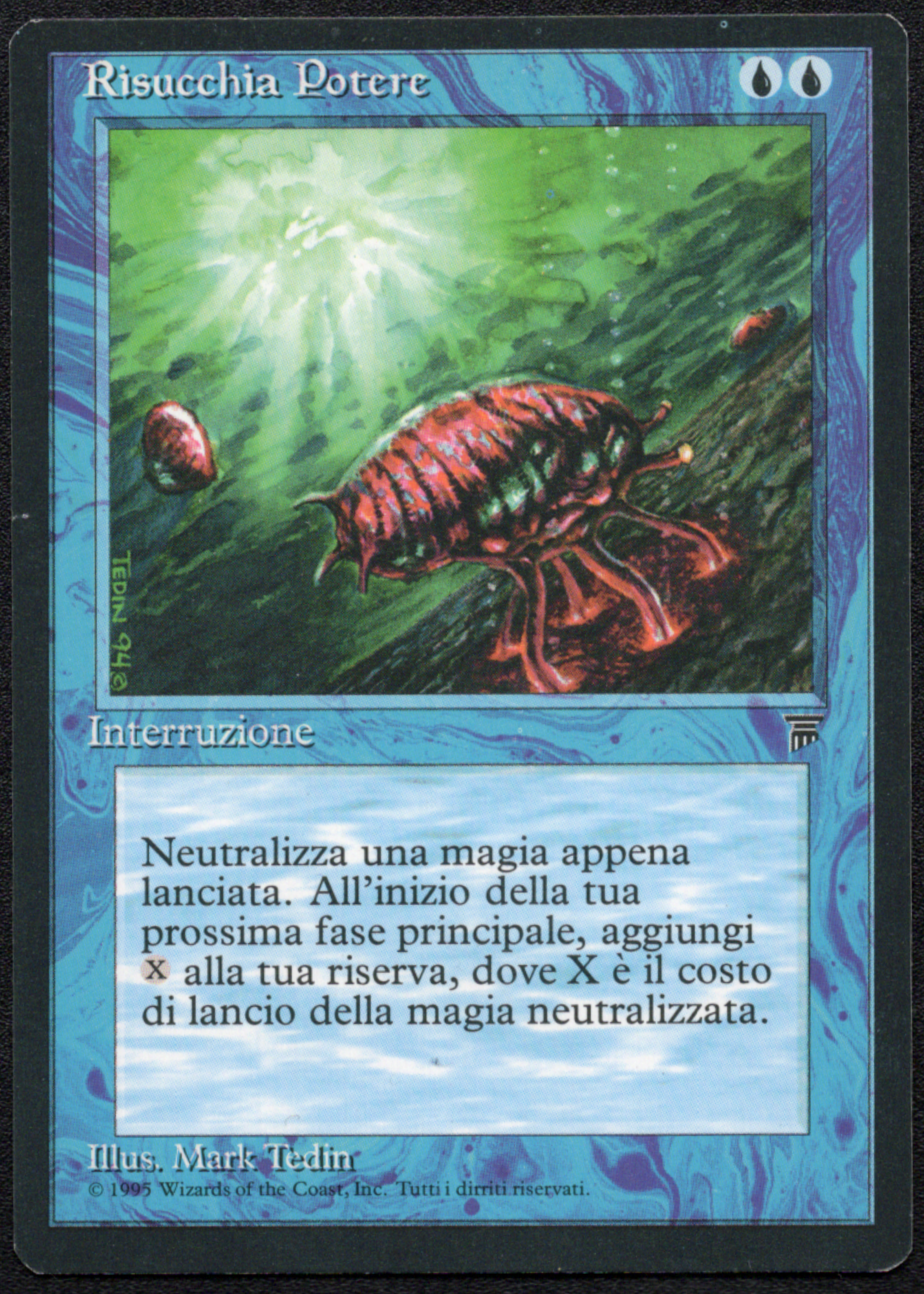 Mana Drain Legends - Italian - Risuccia Potere - NM
