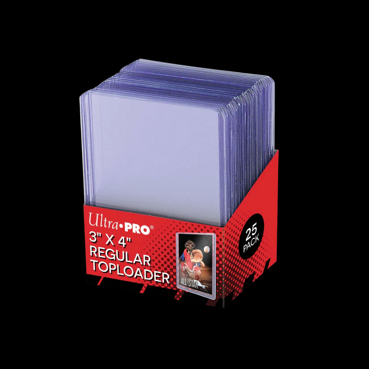 Ultra Pro 3" X 4" Regular Toploader 25x