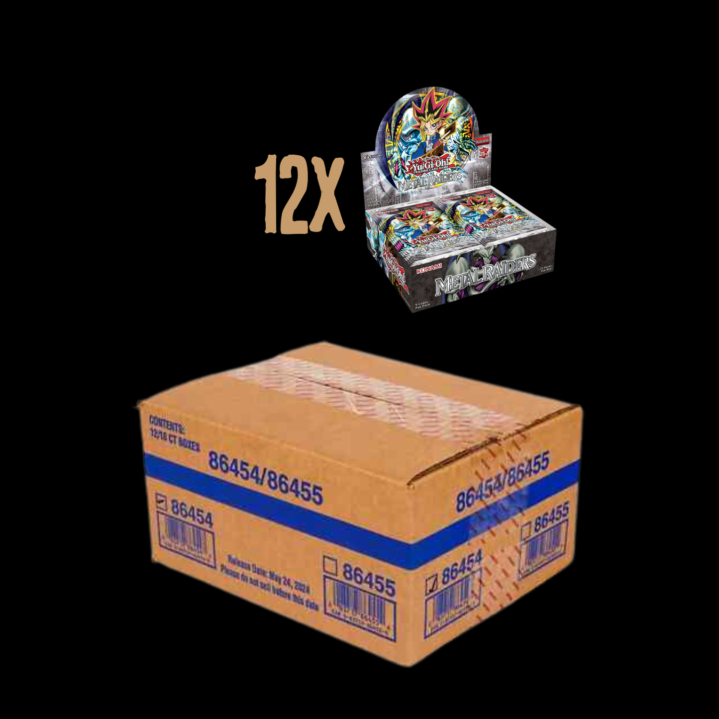Yu-Gi-Oh! Metal Raiders 12x Booster Box Sealed Case